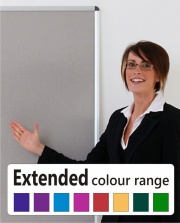 Deluxe Framed Noticeboard - Extended Colour Range